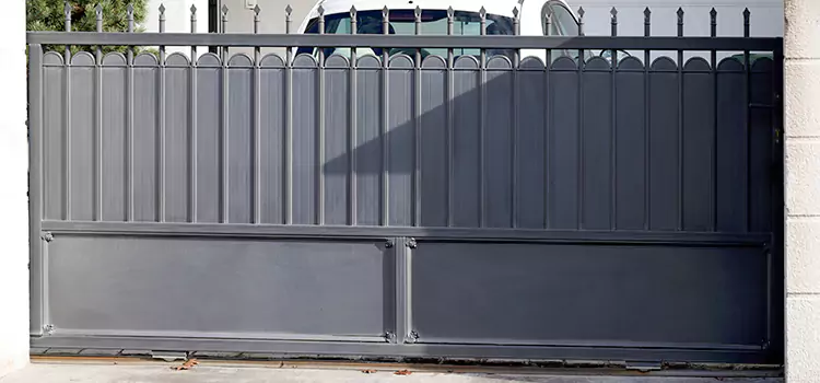 Metal Driveway Gate Installation Huntington